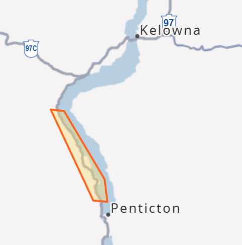 DriveBC's tweet photo. ❗️UPDATE #BCHwy97 - the highway has reopened between #Penticton and #Peachland on a limited basis.
🔹Travel is permitted between 7:00am and 7:00pm
🔹Stopping is not permitted
🔹A speed reduction is in effect
The situation is fluid as wildfire behaviour can change at any moment.
ℹ️https://t.co/FY1hX3E6WW