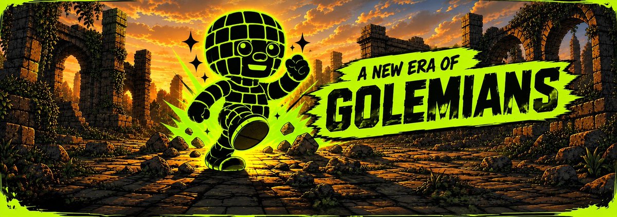 golemians's tweet photo. WL is open for Golemians 🗿🔥

The early stage is always where the most interesting opportunities start.

If you’ve been watching this one, now’s the time to get in.

Apply here https://t.co/cZvcIpv9Rw

Golemians season loading… 👀 https://t.co/Y5sU8FBqer