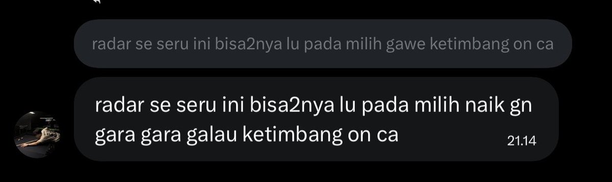 radarbrigade's tweet photo. bakal di ceng cengin sampe close https://t.co/5jHMn8FLVv