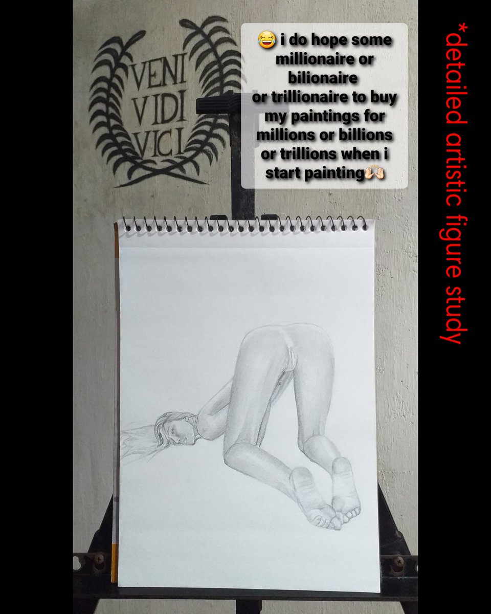 Restrictedwork's tweet photo. This artwork is part of my detailed figure study of 1000 Dynamic-Nu*de-Series exploring the human form 
#figuresketch #artist #young #girl #beauty 

DYNAMIC-NU*DE-SERIES : 43  (😂 i do hope some millionaire or bilionaire or trillionaire to buy my paintings🙌🏻) https://t.co/tt6x4dqm9R