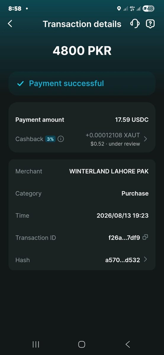 Ayraa63's tweet photo. Winterland plans? Sorted in seconds! 😎
Used my Bitget Wallet Card to grab my ticket in just a few seconds quick, smooth, and hassle-free.
Crypto payments IRL just hit different. 🚀
@BitgetWallet #BitgetWalletAssetback https://t.co/seAhhsLqeP