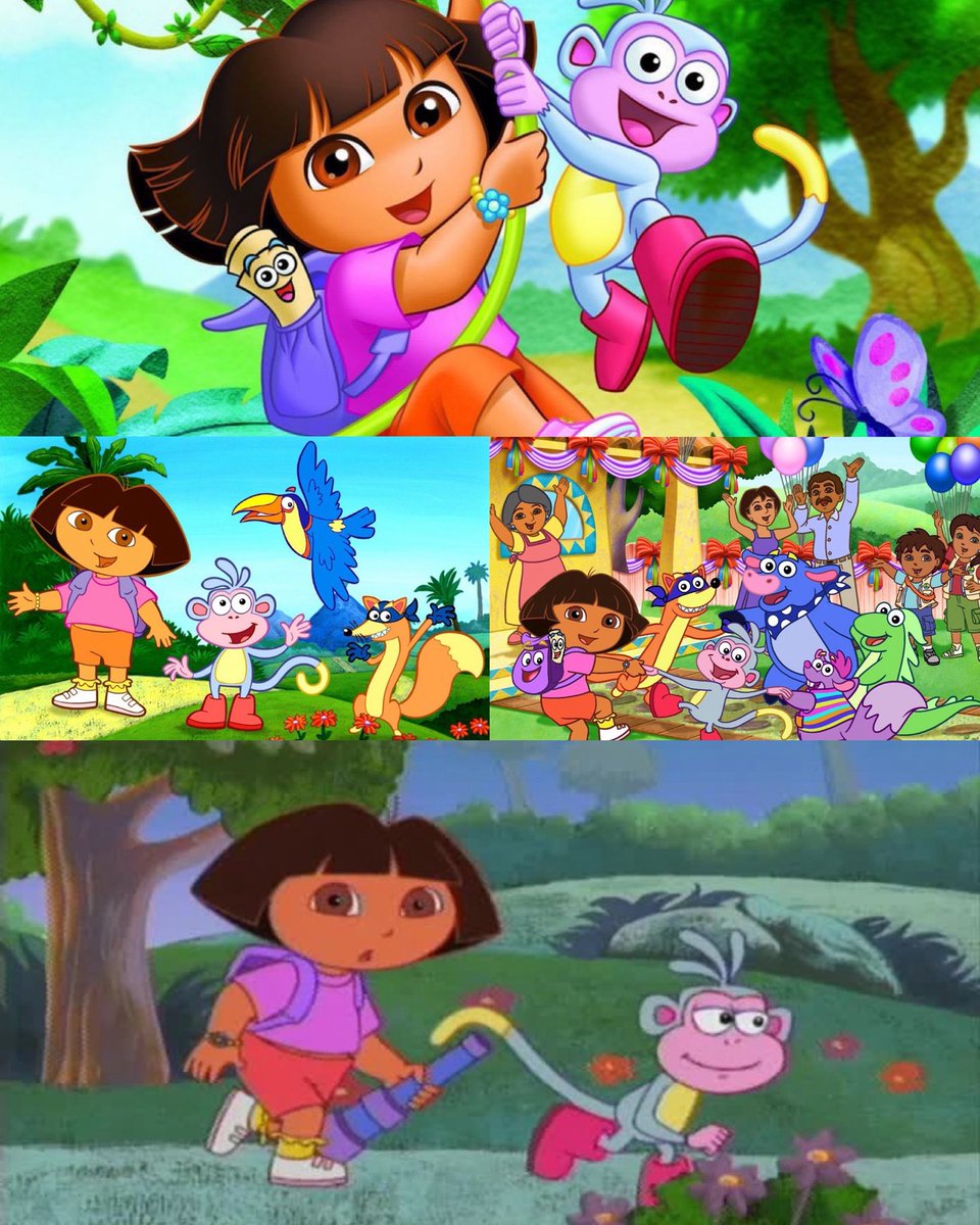 ToonHive's tweet photo. 26 years ago today, ‘Dora the Explorer’ premiered on Nickelodeon. https://t.co/GychU3hhT1