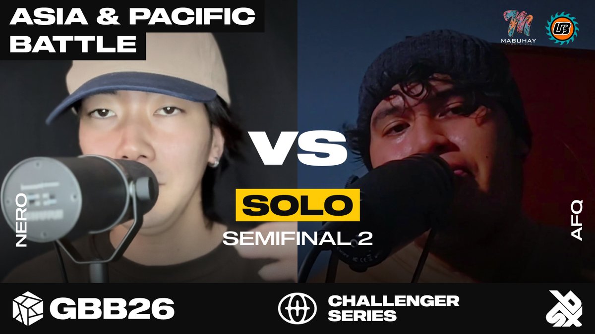 swissbeatbox's tweet photo. GBB26 Asia Pacific Qualifier 🌏
____________
Semi Final 2
▶ Full Playlist → https://t.co/wP7yKxGEwg
AFQ 🇲🇾 vs Nero 🇯🇵
🔗 https://t.co/nK01qptVPj

#GBB26 #asiapacificqualifier #beatbox #swissbeatbox https://t.co/mfWgm80M6N