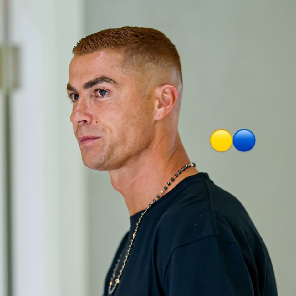 bpthaber's tweet photo. Ronaldo'nun yeni imajı. https://t.co/zz3EdlvmQg