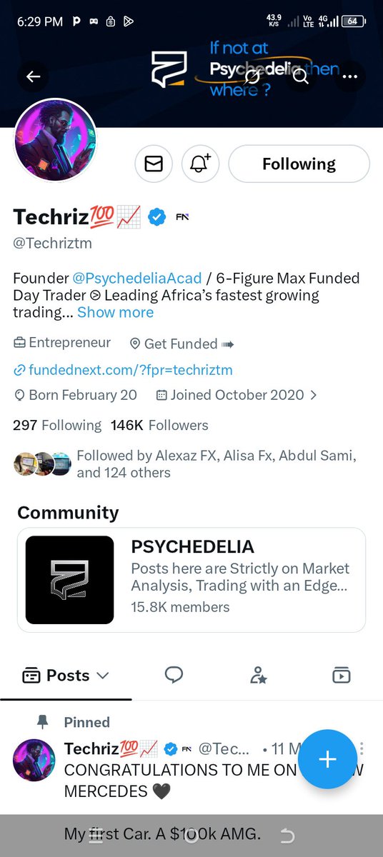 TBarisua's tweet photo. @Techriztm @PsychedeliaAcad @1OnlyAce @FundedNext Done Sir https://t.co/7G0csBplHO