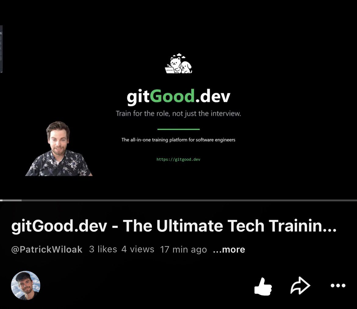 PatrickWiloak's tweet photo. Welcome to https://t.co/mcdTvNgUEi the ultimate tech career training platform! https://t.co/YW9lOvLbWU