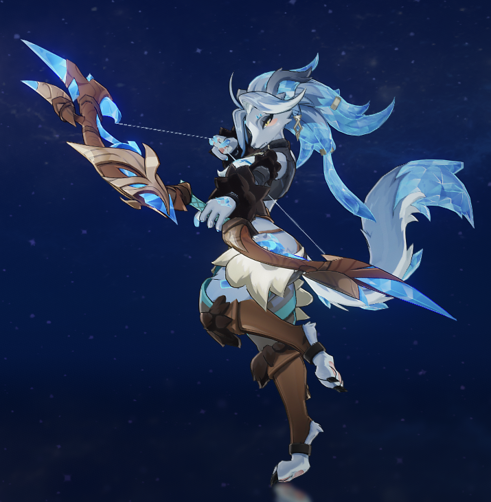 Ruslorc's tweet photo. one thing ill always and forever mourn is that genshin always eats with their furry npcs/overworld enemy designs but they will never ever be playable https://t.co/LKhdqovL4m