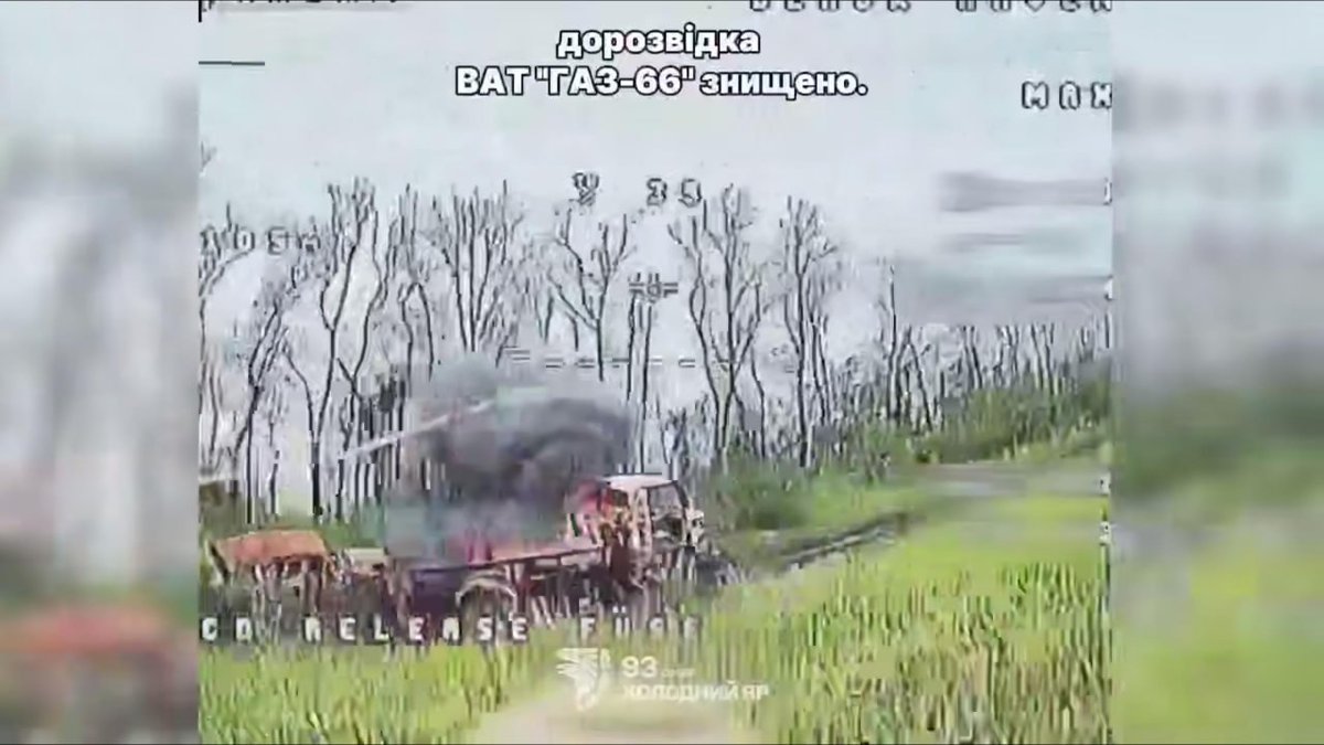 LostWarBot's tweet photo. [New 🇷🇺 loss detected]

July 2026: A destroyed Russian GAZ-66 "Z" truck "☐" in the Kramatorsk district of Donetsk Oblast. [link||||](https://t.co/FhBDXiRez6) https://t.co/JTrBiFZW3i