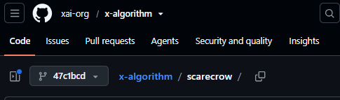 SDNsmartcity's tweet photo. THIS HAS NEVER BEEN DONE BEFORE.

Just found inside x-algorithm is a bot framework called Scarecrow.

This is better than grox since it's never been done and more memeable

https://t.co/HlsCd8MUDB https://t.co/zaoaFjy1BF