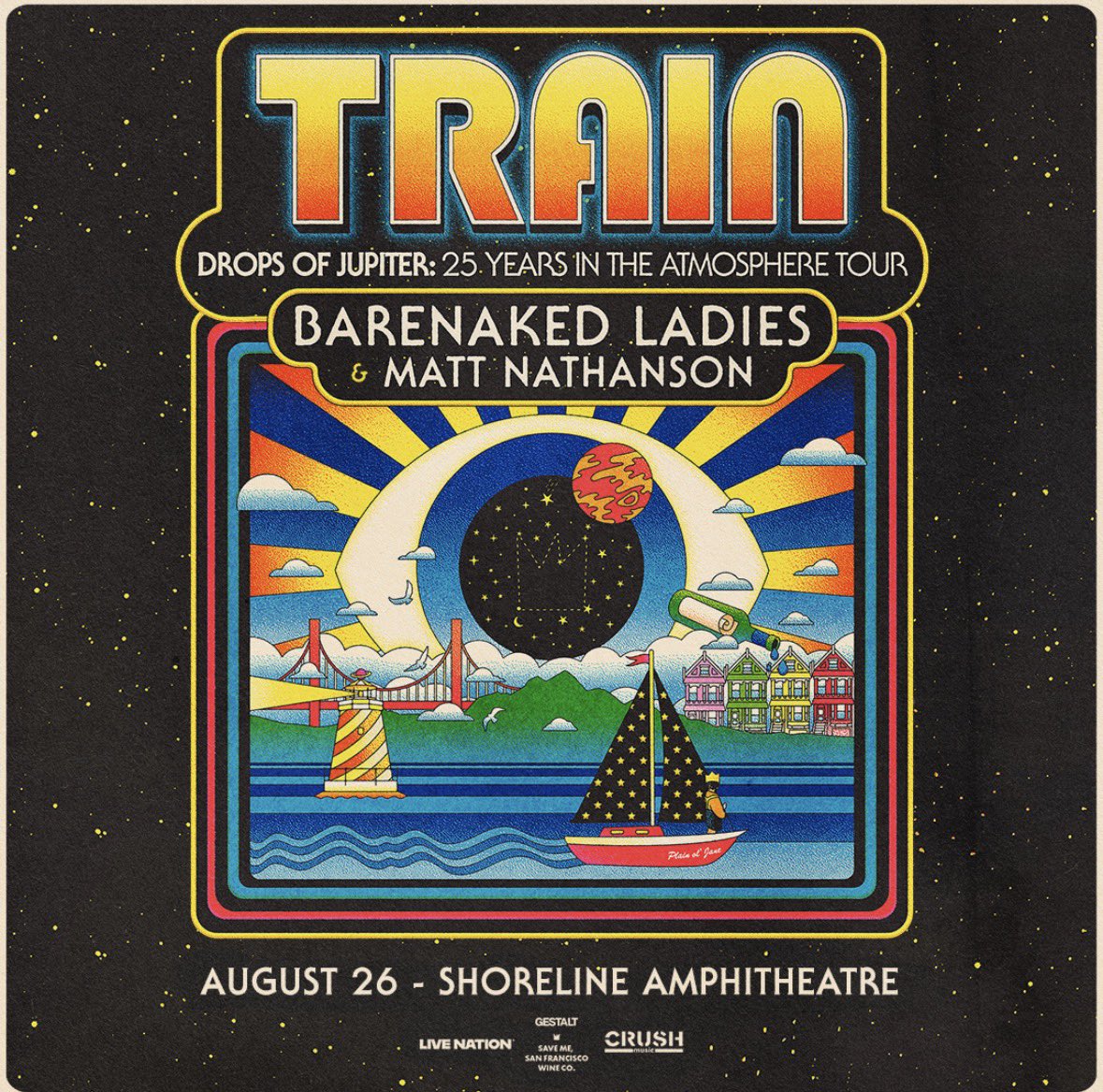 Star1013's tweet photo. Train is coming to the Bay! Win 2 tickets to see Train w Barenaked Ladies &amp; Matt Nathanson on August 26 at Shoreline Amphitheatre! Tickets on sale now at https://t.co/lAZQoyRXwB
🎧 LISTEN LIVE + add STAR 101.3 to #1 on your presets ➡️ https://t.co/AFxosVKuEm https://t.co/gLSP42Aawn