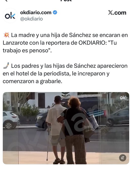 Apu_elrojo's tweet photo. La estrategia del PP para llegar al Gobierno consiste en pagar a un panfleto, con dinero público, para que acosen a la familia del presidente mientras están de vacaciones.

Ni más ni menos. Así de miserables son. https://t.co/qMX5Onw5vI