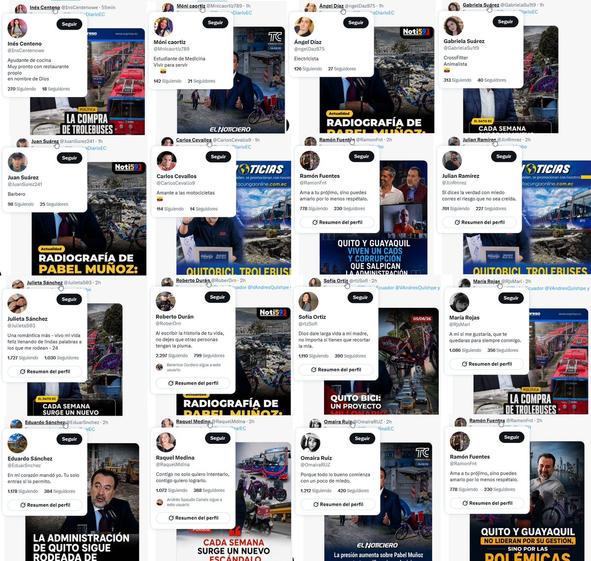alfredovelazco's tweet photo. La campaña ChaoCorreismo (6 Agosto) usó la temática de la videovigilancia de Quito, días después el Ministro de Gobierno transmuta un acuerdo a "tomar el control" del sistema... hoy la misma agencia que pautó contra @aquilesalvarez  lo hace contra @pabelml
https://t.co/vpBajluZPv https://t.co/TkoXFbE8Ro