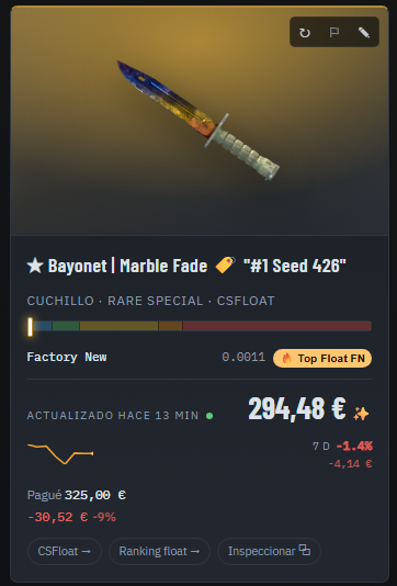 inventarioCS2's tweet photo. ¿Sabes si tu inventario está en verde o en rojo este mes? 📊

Revisa tus skins, controla lo que ganas/pierdes y consulta precios de CSFloat al instante.

Entra en https://t.co/XLhKrowid1 y compruébalo. https://t.co/qGyfvlw7ki