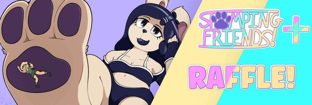 rosie_shady's tweet photo. As promised, today I'm doing a raffle for the furry/giantess game Stomping Friends+!

All you have to do is comment on and retweet this post and you'll be eligible. 10 randomly chosen winners will be getting a free Steam Key in their DMs on Sunday!

#giantess #macrofurry https://t.co/eDpjIP7vk0