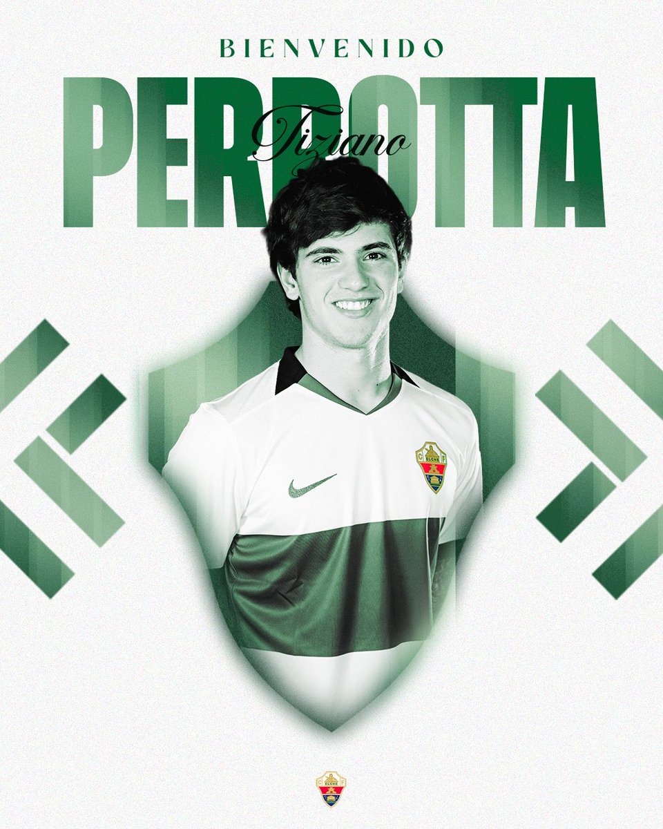 TalAnalytics's tweet photo. ✅ Elche 🇪🇸 hace oficial la contratación de Tiziano Perrotta.

Firma contrato hasta junio de 2032. https://t.co/GyeYUmfDAz