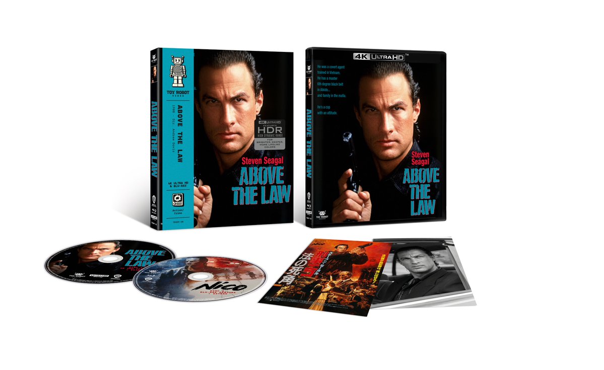 mvdentgroup's tweet photo. Coming to 4K Ultra HD + Blu-ray Combo Pack November 10 from Toy Robot Video

Above the Law

Order here: https://t.co/oG4eC5qGq4

#JustAnnounced #ToyRobotVideo #4KUltraHD #Bluray #PhysicalMedia https://t.co/k75c3Yvc8z