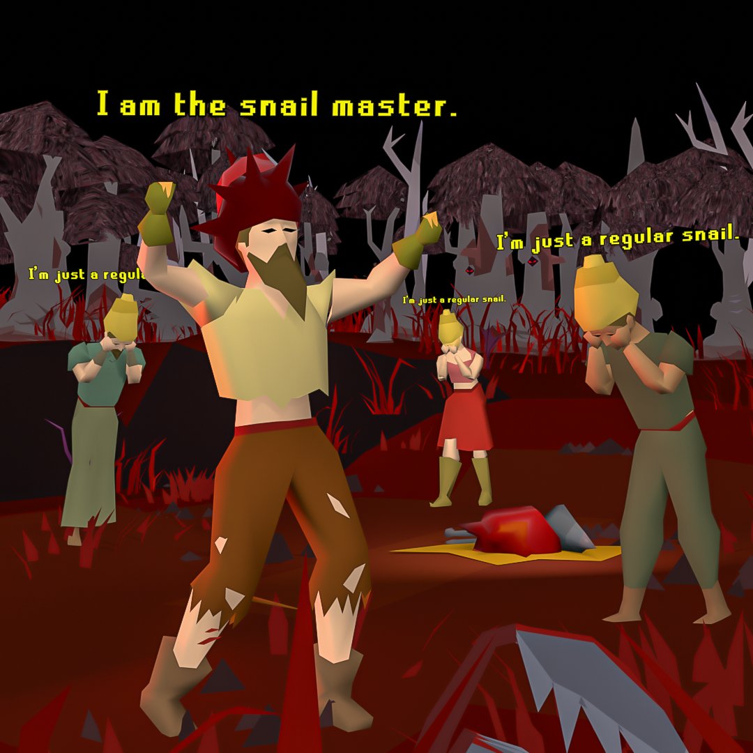 OldSchoolRS's tweet photo. There are currently 289 snail masters 🐌 https://t.co/583wJLkXt6