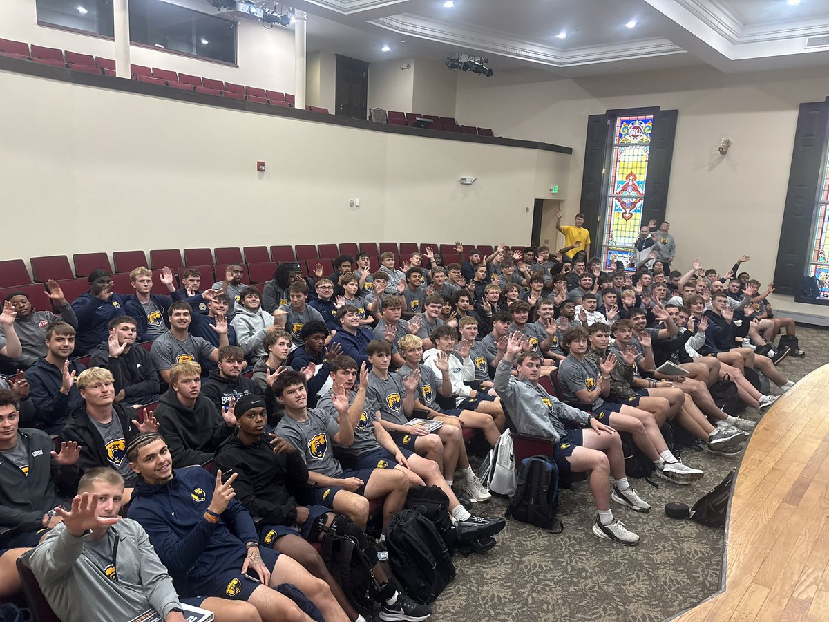 ChampionsManual's tweet photo. The @GrizSquad Training Camp is off to a GREAT START! All Set, You Bet… What Do You Say, OK… Ready-O, LET’S GO!!! @FCGrizAthletics @FCGrizFootball #BePhasTor https://t.co/pHvQnrnZg3