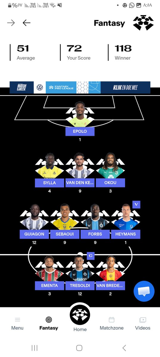 FPL_E1's tweet photo. Fantasy Pro League Gameweek 1 Recap

✨ Points: 72
📊 Rank: 1.076

#FantasyProLeague #JPL https://t.co/FBKrdQ6Qlm
