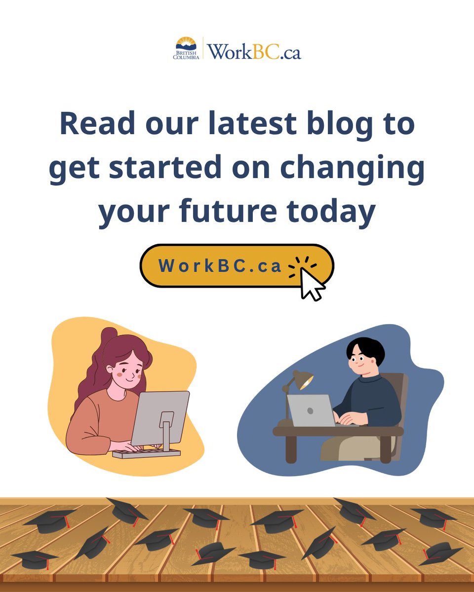 WorkBC's tweet photo. Graduated with a degree you’re not sure leads to where you want to go? These free https://t.co/Z8acQEzQaC tools were made for you. 🎓 

Read the full blog here. 👇 

https://t.co/YWj2SXlGDn

#WorkBC #CareerAdvice #BCJobs #CareerPlanning #YoungWorkers https://t.co/gjPiQsFGQu