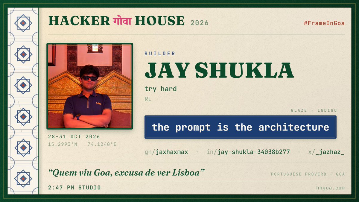 _jazhaz_'s tweet photo. task-1 was some frame/ID generator,
it was just a basic frontend thing
here is the link, you guys can have a look:
https://t.co/SfqNJQgyWR
#FrameInGoa #HHGOA https://t.co/k2oIjCgkIE