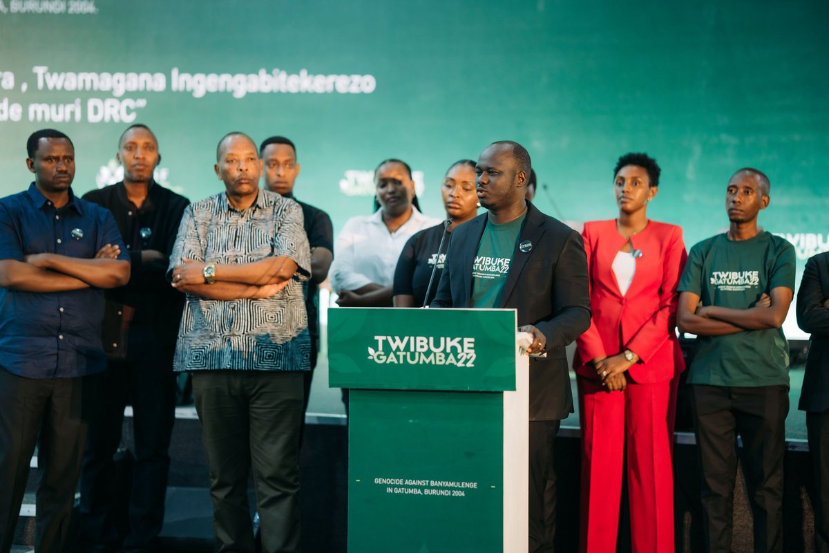 JustinNsengima's tweet photo. Muri Camp Kigali hari kubera igikorwa cyo kwibuka ku nshuro ya 22 Jenoside yakorewe Abanyamulenge muri  Gatumba mu Burundi tariki 13 Kanama 2004.

Igikorwa cyitabiriwe n'umuryango mugari w'Abanyamulenge baba mu Rwanda n'abaturutse hanze yarwo n'Abanyarwanda muri rusange baje kwifatanya nabo.
@titorutaremar44