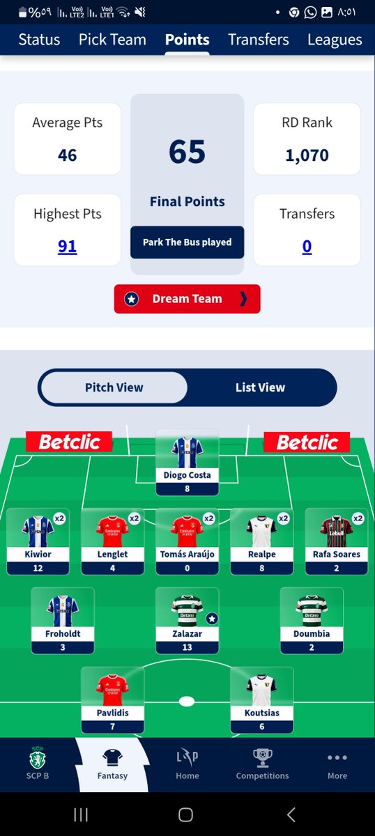 FPL_E1's tweet photo. #GW1
65pts
OR: 1070
#fantasyligaportugal 
#fantasyligaportugalbetclic https://t.co/pvqddppY39