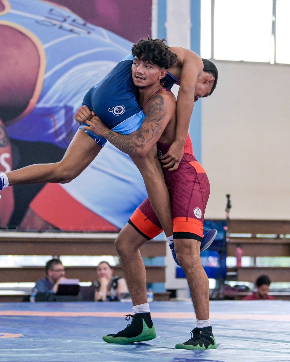 umichwrestling's tweet photo. Four points. Zero doubt. 💥

One week til Moses Mendoza steps on the mat for Junior Worlds in Slovakia. https://t.co/Cizp45nEYO