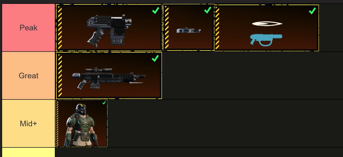 Unknown4me1's tweet photo. CORRECT OPINION ON NEW WARBOND
(I know nothing 'bout 40k universe but warbond is pretty good tbh)

P40k - thank liberty it's heavy pen, literally new senator
R40k - energy but with mags? Still a solid gun
G40k - portable sun
passive - solid, but not impressive

(more in comments) https://t.co/R69PiYnnQ9
