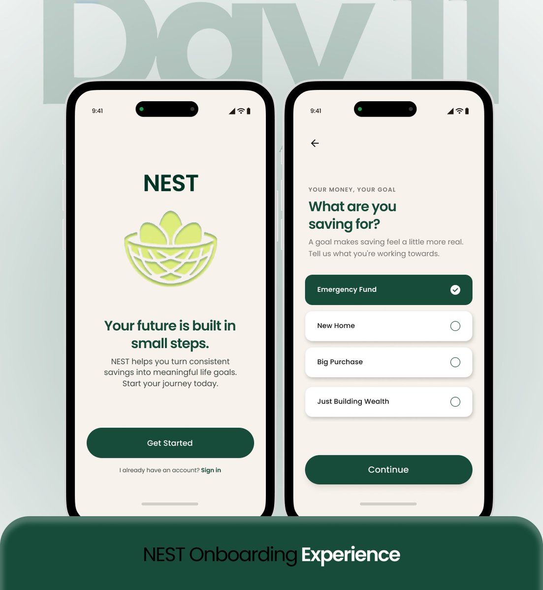 masud_web3ui's tweet photo. What if your savings app didn't just tell users to save, but helped them build a plan?
NEST helps users set a goal, timeline, and monthly target.
Good onboarding doesn't just get users into the product. It gets them moving toward value.
Day 11/30
#Fintech #ProductDesign #UX https://t.co/QfEjLsvmCh