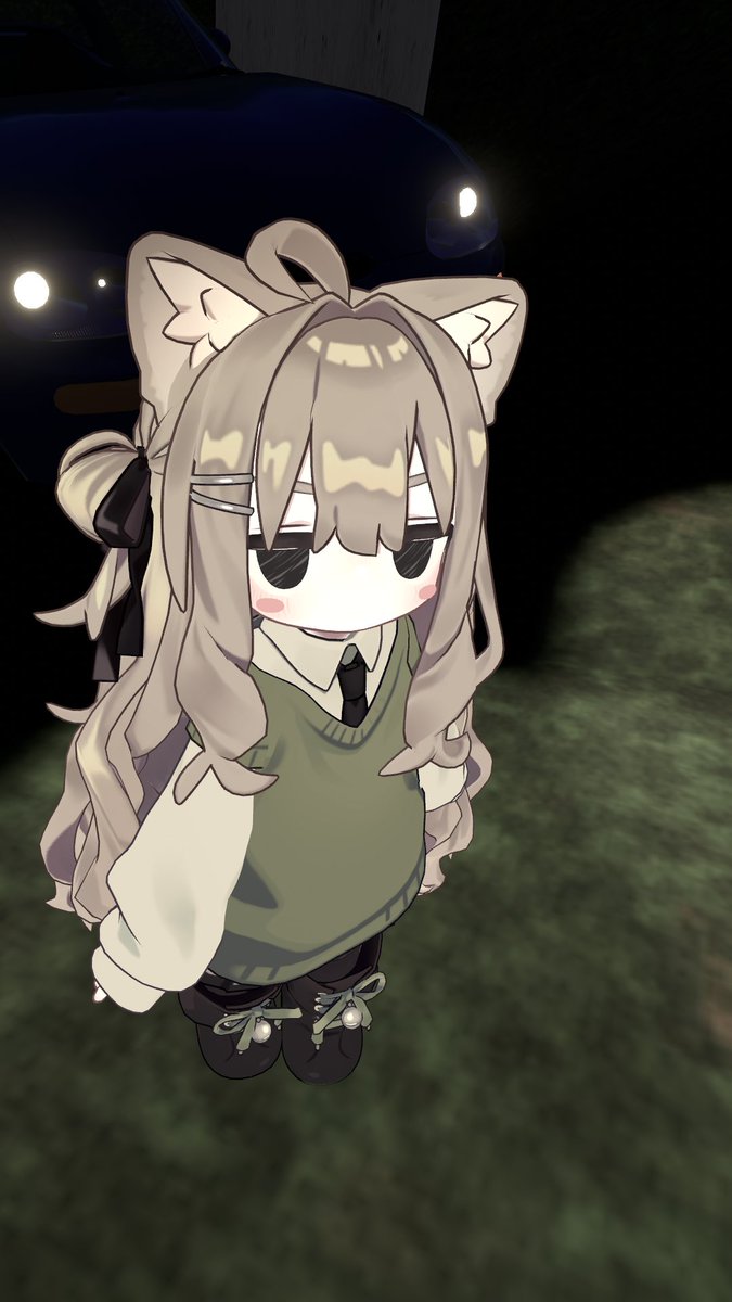 pipafish_'s tweet photo. 成功把車開到橋下了😆 #VRChat https://t.co/rM41yHnq4K