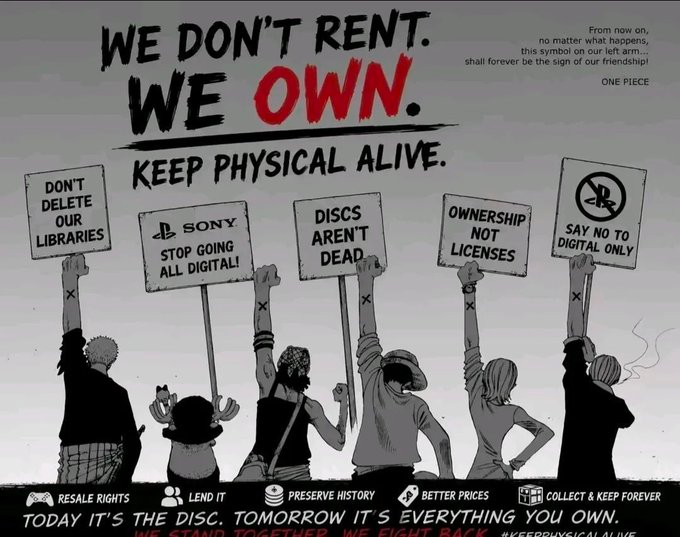 GeorgiePWS's tweet photo. @PlayStationEU #NoDiscNoBuy
#StopKillingGames https://t.co/iqAnCNTdwH
