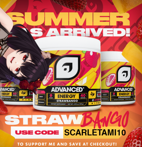 ItsAllAmi's tweet photo. Ya like strawberries? Ya like mango? Could I interest you in some @ADVANCEDgg  Strawbango? 
Some of my favorite fruits combined. The fuel for the chaos!

If it sounds like something up your alley, use my code SCARLETAMI10 in checkout.

https://t.co/FNr7adCWTb https://t.co/oFUKyJCgNe