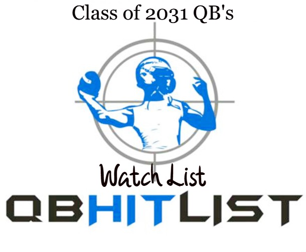 QBHitList's tweet photo. Class of 2031 QB's...you got next!!!

We’re putting together our first ever 2031 QB "Watch List". 

Also updating our '31 Premium QB rankings. #GetPremium

Tag a '31 QB who deserves to be considered and/or create a free profile at https://t.co/wjwt8CvO5M

#GetNoticed https://t.co/hXEWfClGyz