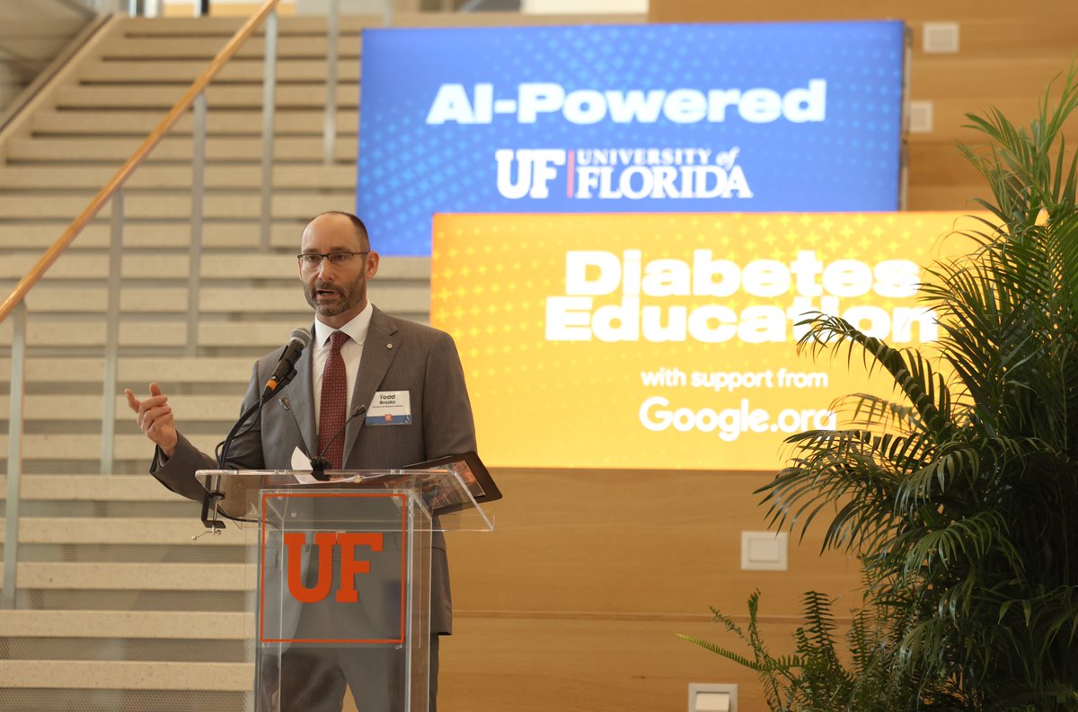 ufdiabetes's tweet photo. Today, https://t.co/vIgroZYFZI announced their support of the UF Diabetes Institute and our efforts to expand diabetes care across Florida and beyond. We are proud to celebrate this generous gift and the impact it will have in improving diabetes education and treatment across the state through AI-powered tools and screening initiatives from Project ECHO, led by Ashby Walker, Ph.D., and Michael Haller, M.D. @HallerMichael. Learn more about Project ECHO here: https://t.co/q8i6pc43tB

A special thank you to our director, Todd Brusko, Ph.D., along with Anastasia Albanese-O'Neill , Garth Graham, Sam Garrison, and Stephen Motew, M.D., M.H.A., FACS, for speaking at the event.

Learn more here: https://t.co/CYPOFqdBwo