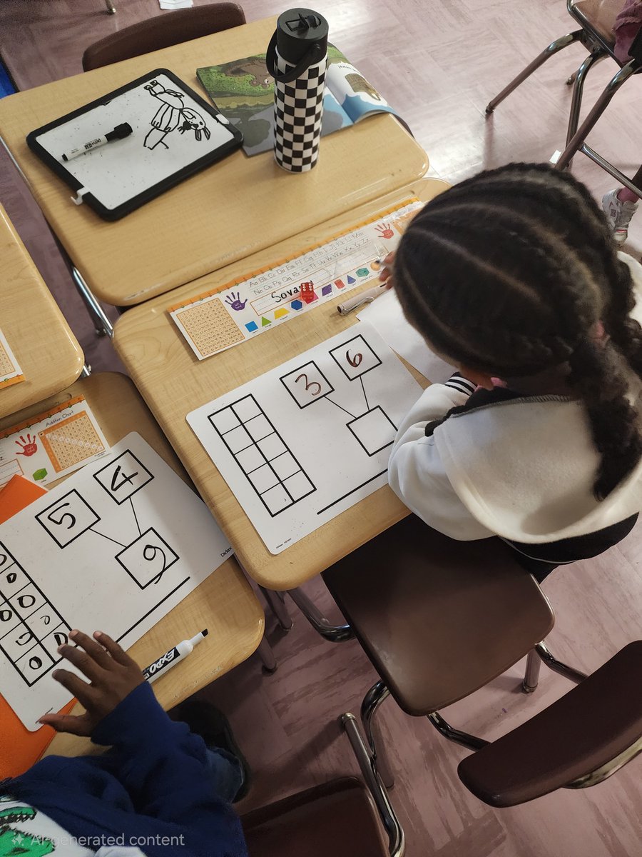 Self_RCEacademy's tweet photo. Math groups are in session! Focusing on the number bonds activity. @RCE_HCS #WeAreRACERS #FocusedForward https://t.co/tuqf2Zfpct