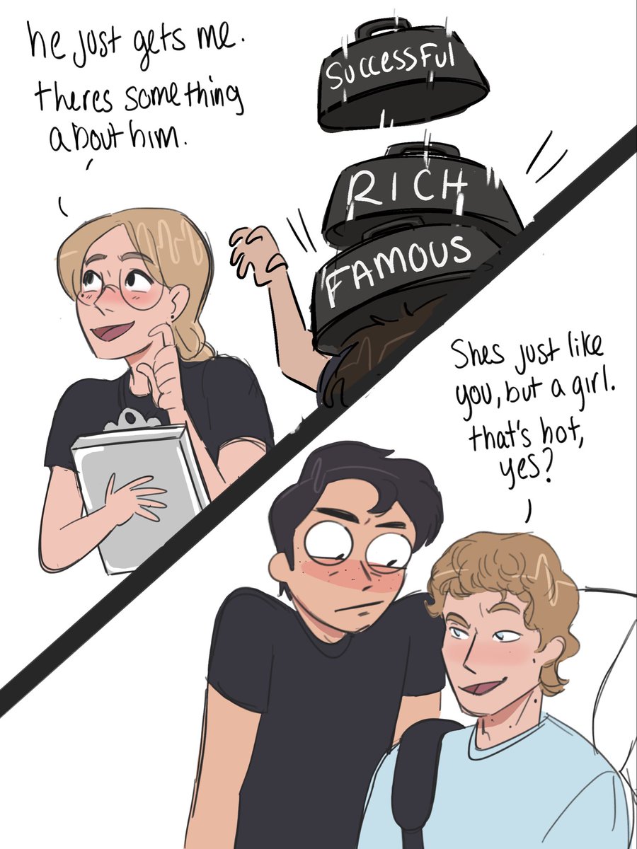 melsglasses's tweet photo. totally inspired by @EnaBuns hollonov hucklerobby crossover gotta expand the universe https://t.co/0dieDOFxqZ