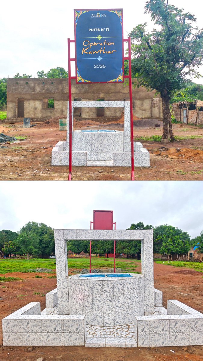 AmanaProjects's tweet photo. Al hamdulilLah, nous avons inauguré le puits N°71 au Sénégal, dans la région de Kédougou. La patience et la résilience des habitants de ce village ont enfin été récompensé.
Qu'Allah mette Sa baraka dans ce puits et récompense en bien tous les donateurs ! https://t.co/Y2BwfmdDhN