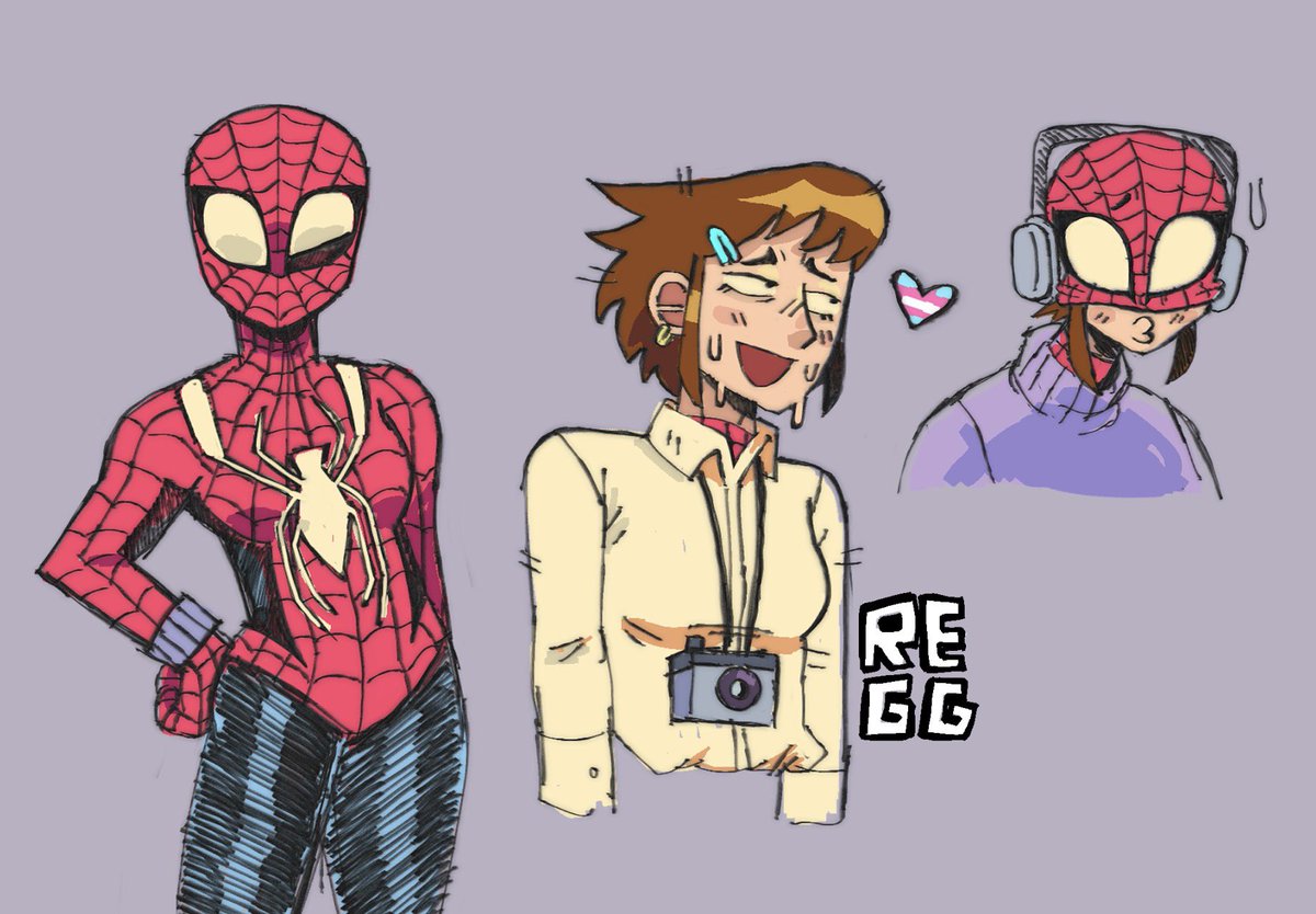 ReGGny's tweet photo. Petra Parker my beloved 
#spiderman https://t.co/5lSe4JhLiJ