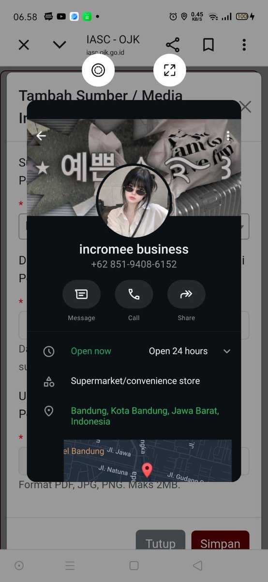 Secretpossion00's tweet photo. Bodohnya aku baru sadar pas udh slsai pesen tiketnya. Dia pinter banget nyari kata" yg bikin kita ngiranya aman, entah udh kerja sama dgn mitrashopee lah, sama OJK lah, pokoknya dia jg udh ngancem punya data pribadiku https://t.co/Li4O4brCB5