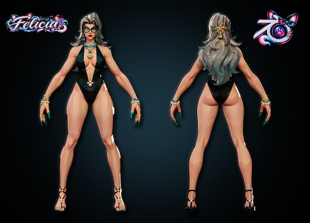 Dazzworks3D's tweet photo. πΎπ MR Black Cat Base Game Rip (Coastal) ππΎ
π Public Freebie
https://t.co/FSaFV0spk8
#Blender #MarvelRivals #BlackCat #Coastal #GameRip #EpicSkeleton #Genesis8Female #Dw3D #Marvel #FeliciaHardy https://t.co/0LHnN5QErr