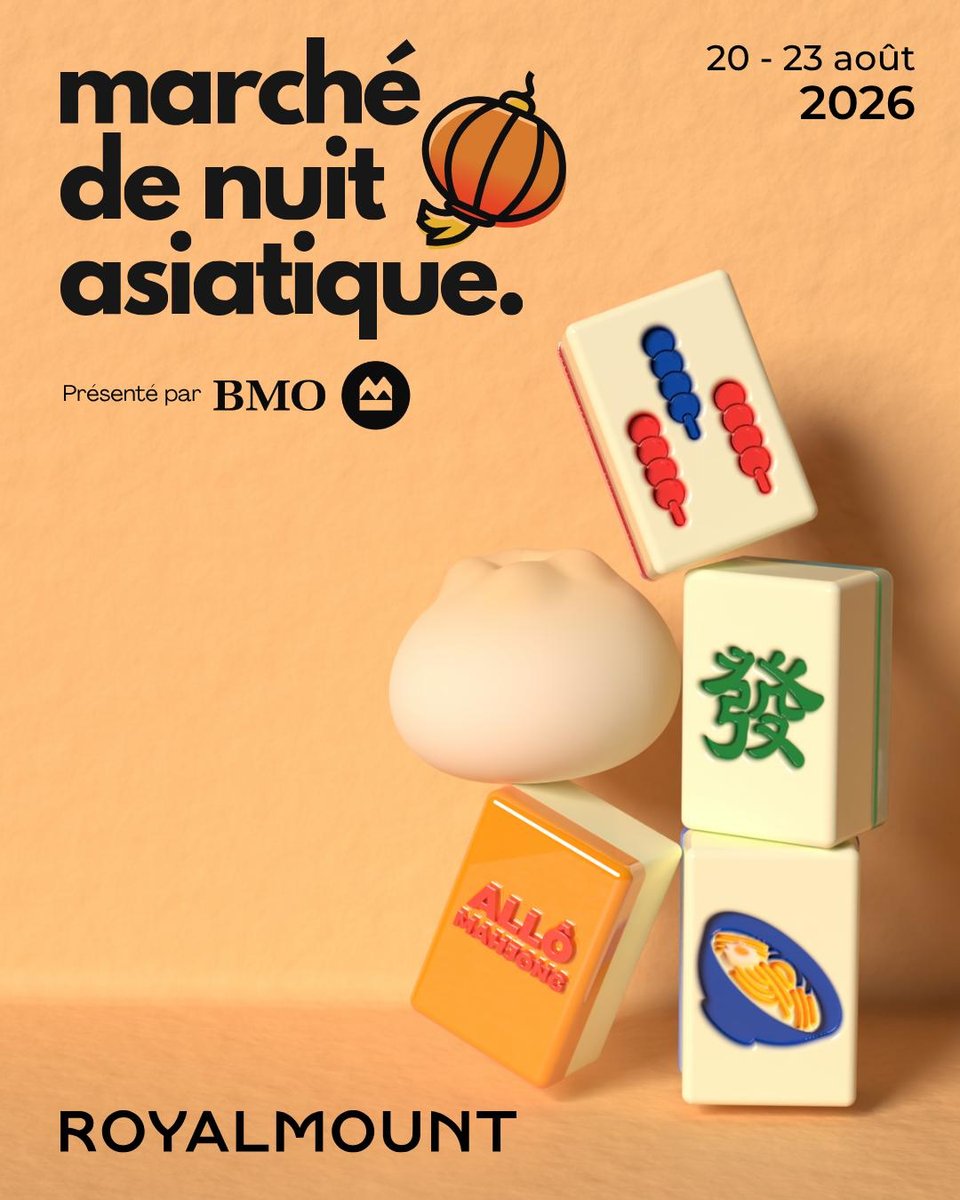 themontrealer's tweet photo. 🍜 Royalmount hosts a new Asian Night Market event
🀄 For the first time, the event takes the form of a pop-up mahjong lounge paired with 40 authentic Asian food vendors.
👉Find out more about this great event.: https://t.co/2x8ix68rx8
#Montreal #mahjong #asianfood #Royalmount https://t.co/YgGoMKSAVM