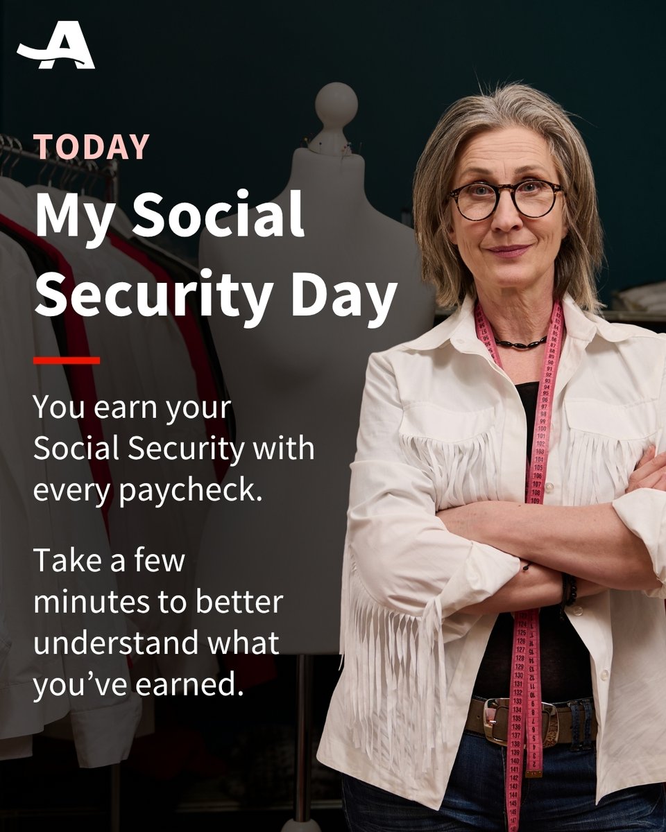 AARPOklahoma's tweet photo. How well do you know your Social Security?
Do you know what you've earned? 
Join us for My Social Security Day: https://t.co/AmIMIyxAxs @SeanVoskuhl https://t.co/mFYmuGwpGS