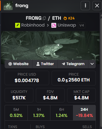 HBEngines's tweet photo. The $frong Thesis just startet 
Uniswap V4 just flipped the script:
creator fees? Not for the team.
They get turned into ETH that anyone can claim… only by burning a fixed chunk of FRONG,  supply gone forever.
Scarcity up → same demand, 
fewer bags → price go brrr.
Bots & searchers do the burns for you. Holders just sit. Continuous, steady supply death. No one-and-done dump.Uniswap chose $FRONG (and the early Pools test tokens) as the pilot because it was already live with real volume.  They took the fee stream and turned it into pure buyback-and-burn for holders.  Built-in deflation engine:
more volume → more burns → less supply → stronger bags.That’s it. More cook, less cope.
so long the frong