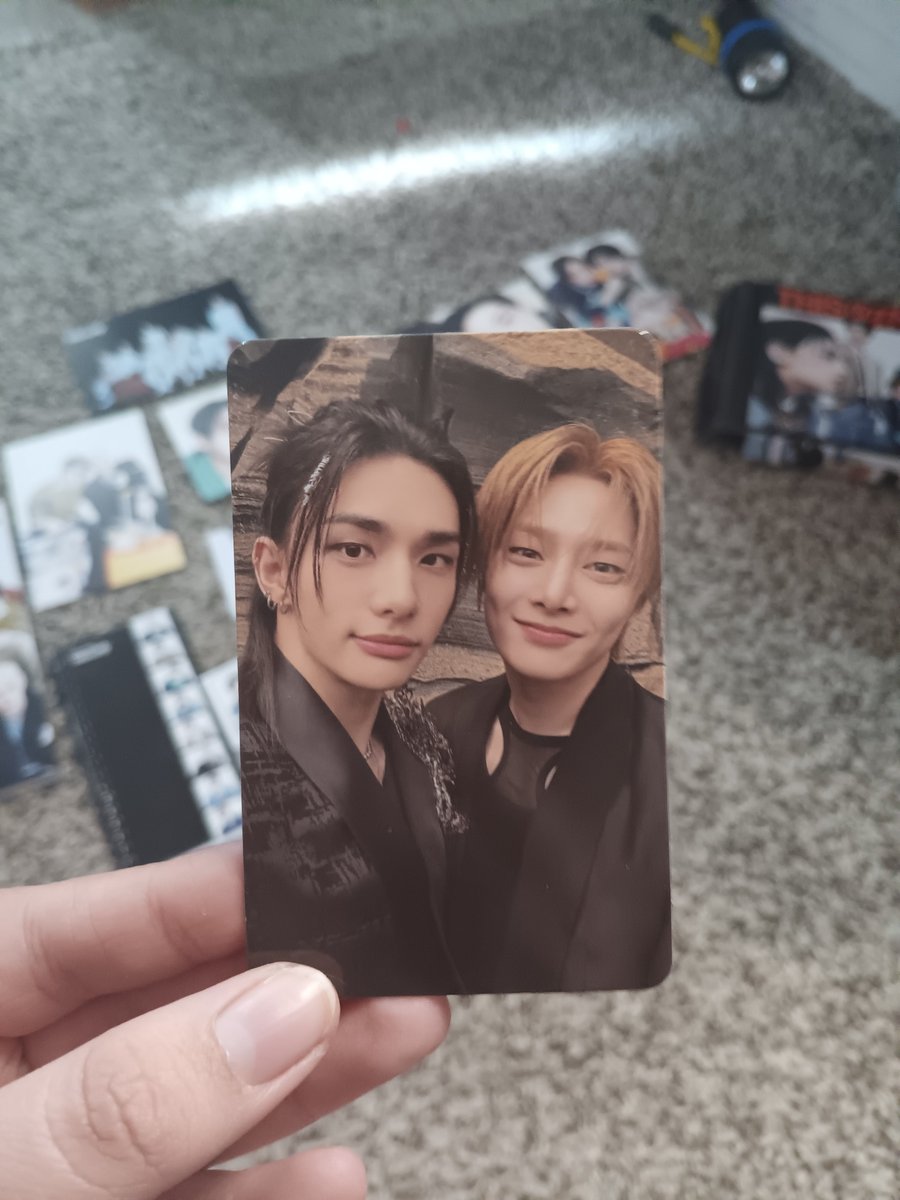 HannahOrte45124's tweet photo. I GOT THIS &amp; THAT ALBUMS AND THE THIS VER I GOT HYUNIN PHOTOCARD!!!!!!!!! https://t.co/5YbYHpES4Z
