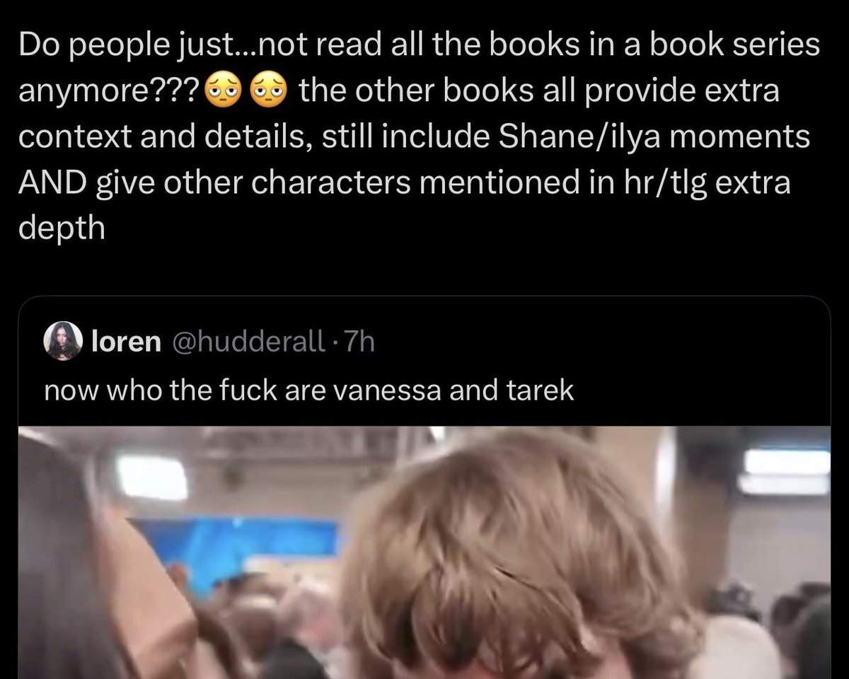 hudderall's tweet photo. is the concept of being a fan of the show first and subsequently only reading the hollanov books really that foreign to people or do they just wanna morally superior https://t.co/MhcufiYmbN