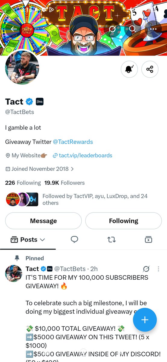 jericko3030's tweet photo. @TactBets Done follow!

Stakeuser: Jericko30 https://t.co/huHskYrOQO