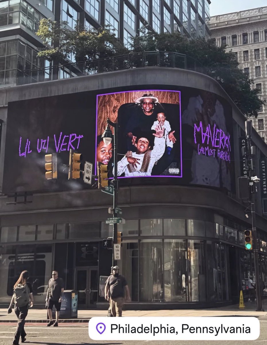 _michael513's tweet photo. Maverick “Almost Forever” EP billboard for Lil Uzi Vert in Philadelphia , PA 🔥👀 https://t.co/wAIQgVC7zB