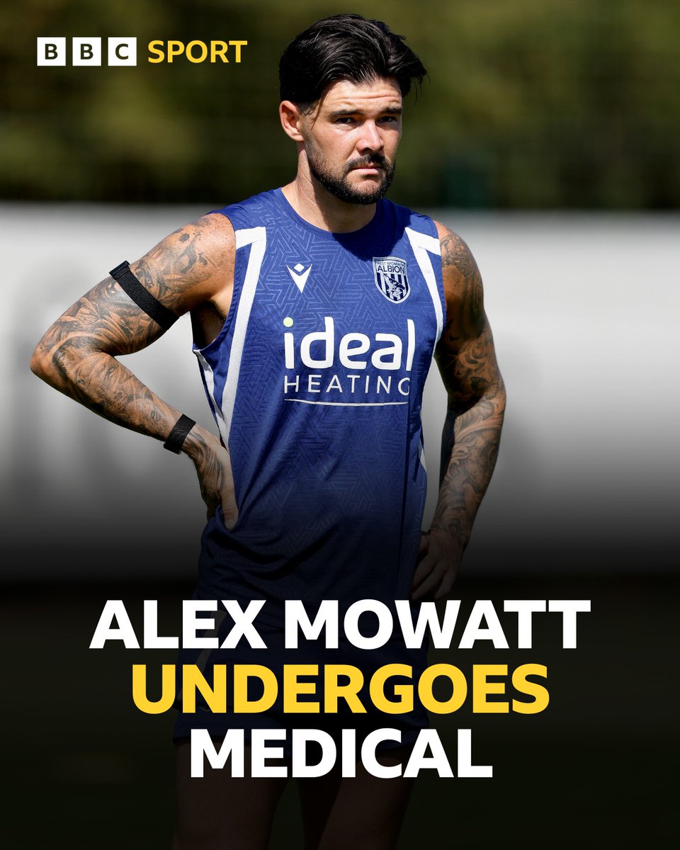 BBCDerbySport's tweet photo. West Bromwich Albion midfielder Alex Mowatt has undergone a medical today ahead of a move to Derby County.

The 31-year-old played 73 minutes in their 4-1 victory against Rotherham United last week in the League Cup first round.

#DCFC https://t.co/bRuFTFVQv2