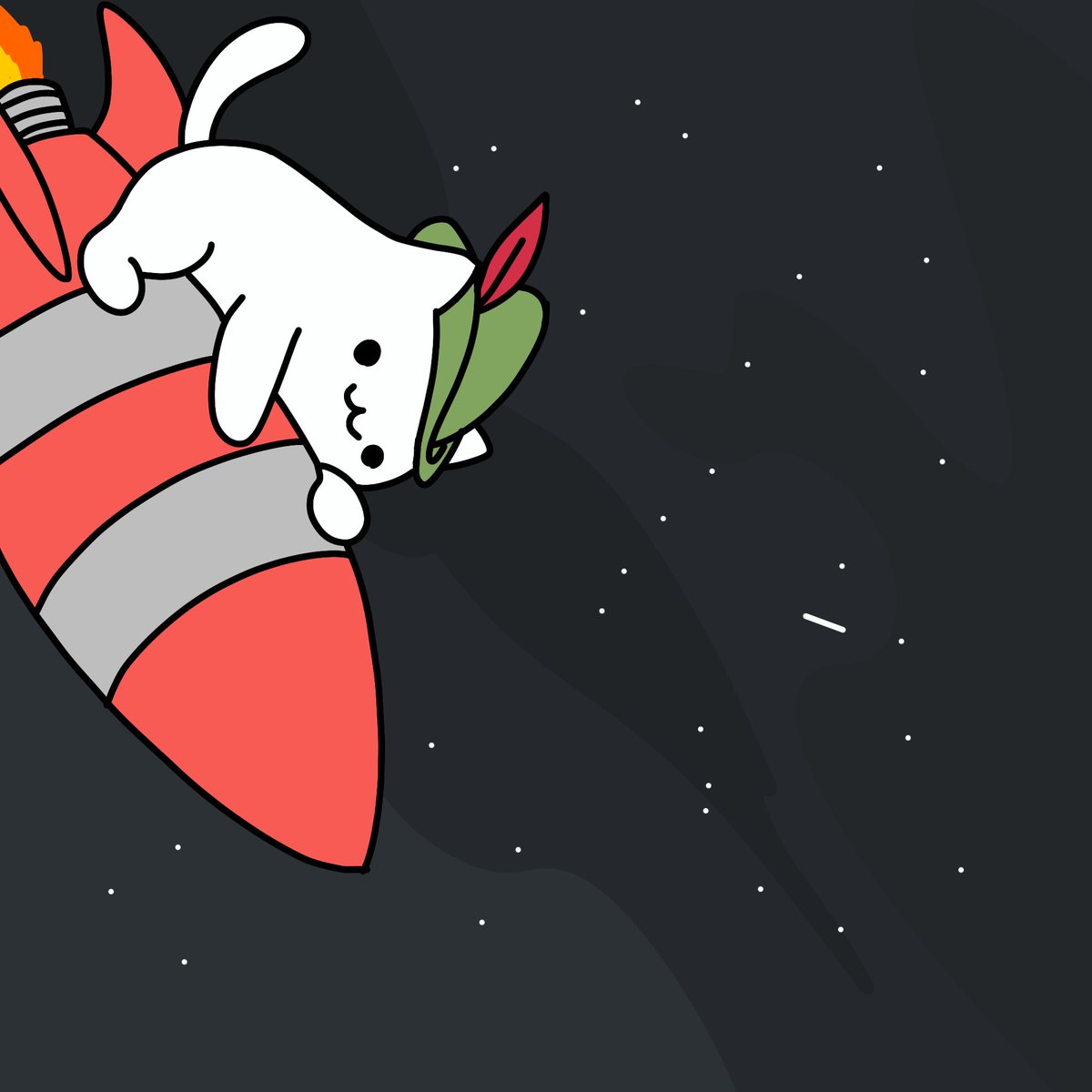 BONGOCATonRH's tweet photo. Bongo Cat said “to the moon” and took it literally. 🚀🐱🌙 https://t.co/a5E6D45OyR